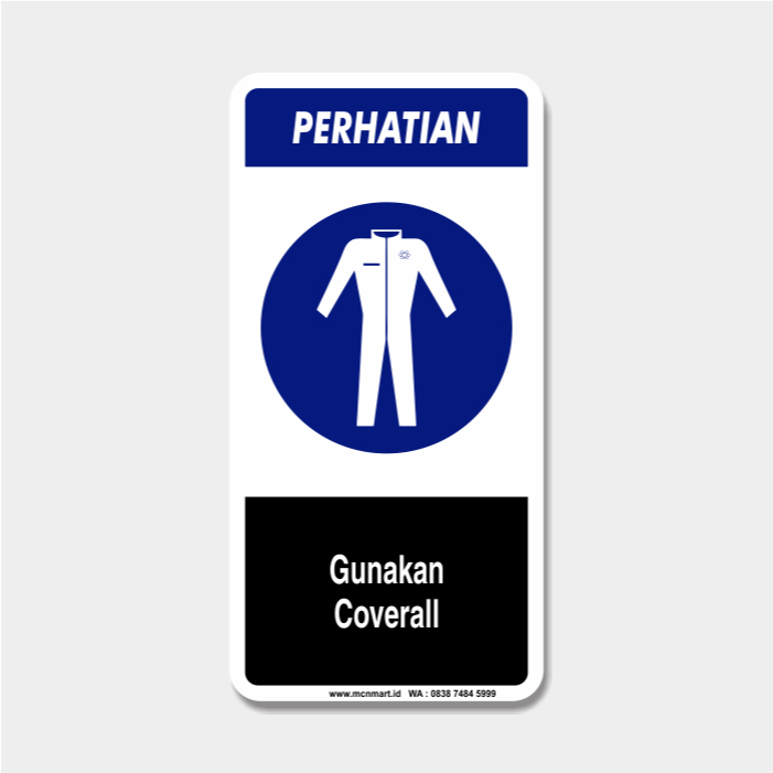 

Safety Sign Rambu K3 APD - Gunakan Coverall