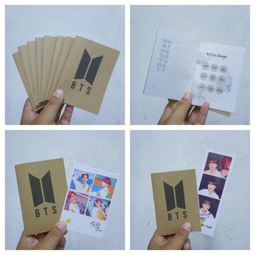 

bangtan mini notebook