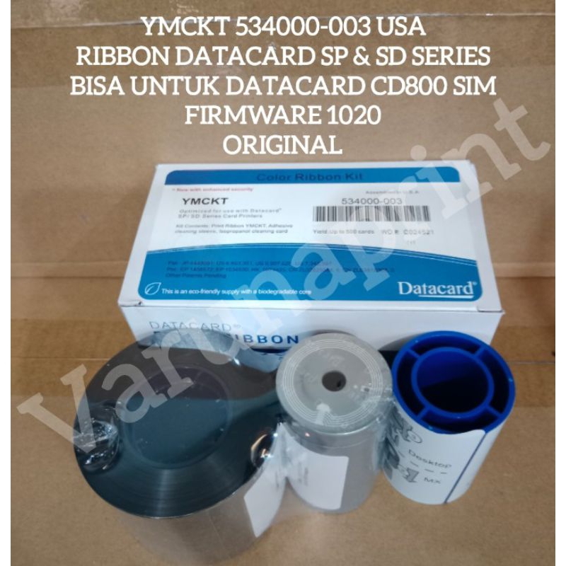 Ribbon Color YMCKT 534000-003 Datacard / Datacard / 534000-003 / YMCKT / Ribbon Color Datacard / YMC