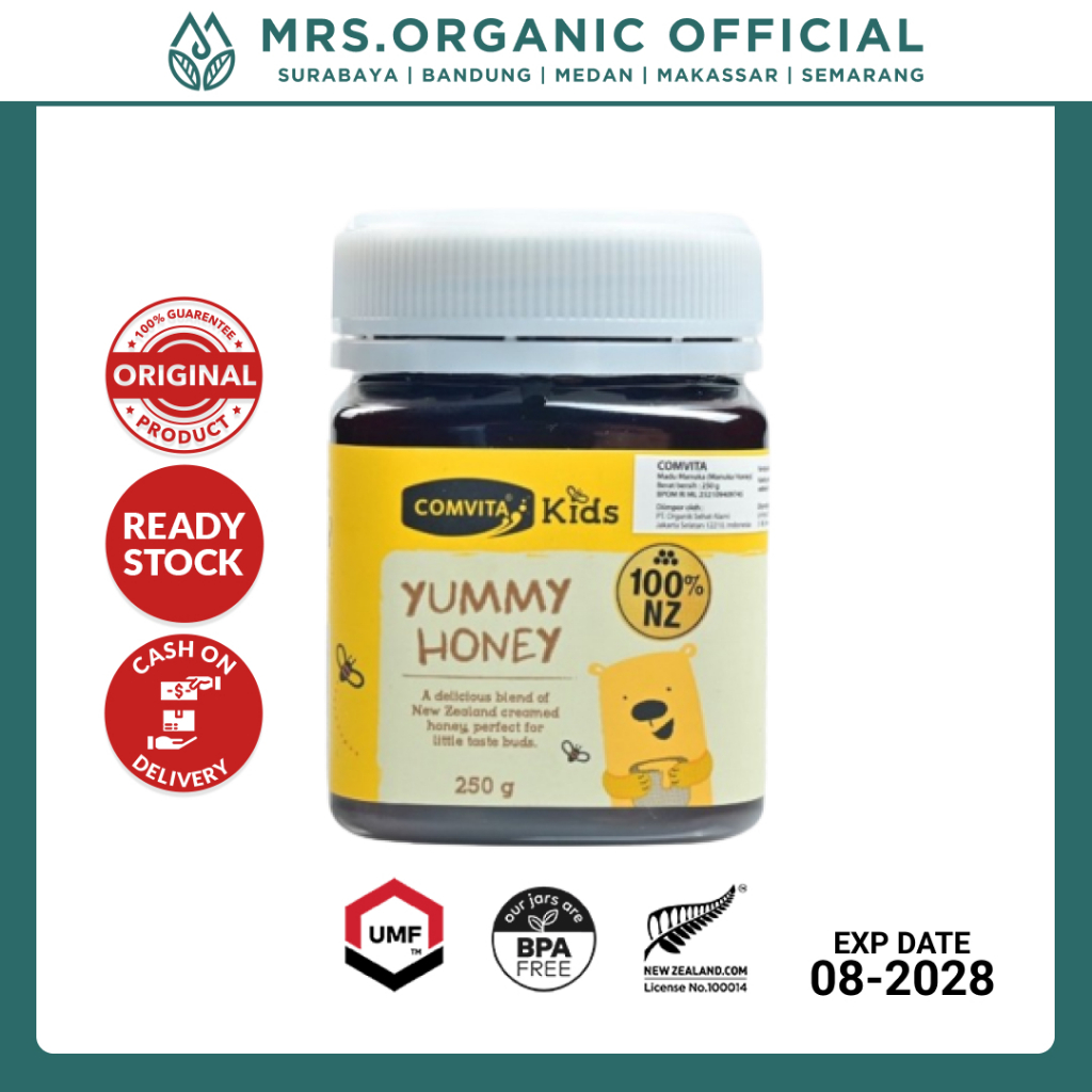 

COMVITA Kids Yummy Honey 250 gr - Madu Manuka Anak Murni New Zealand