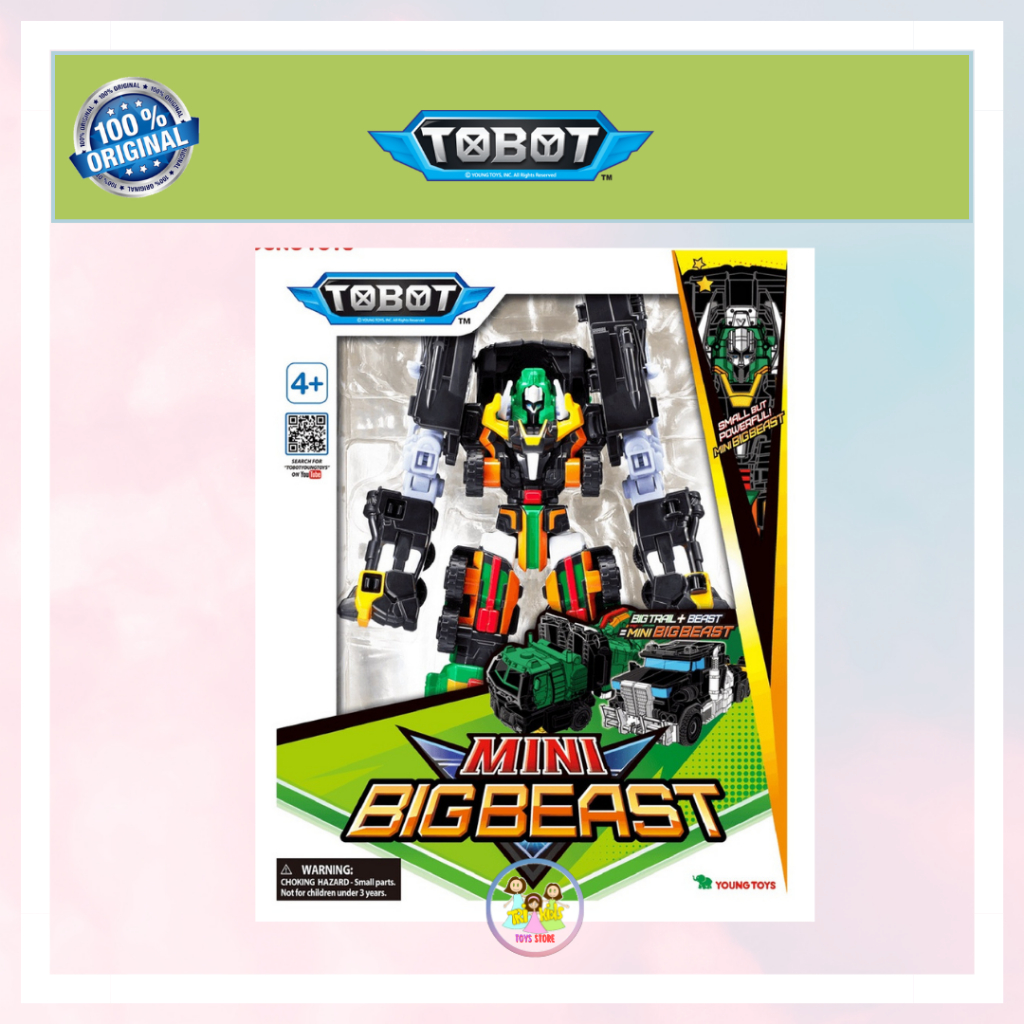 Tobot GD Galaxy Detective Mini Big Beast Original Young Toys