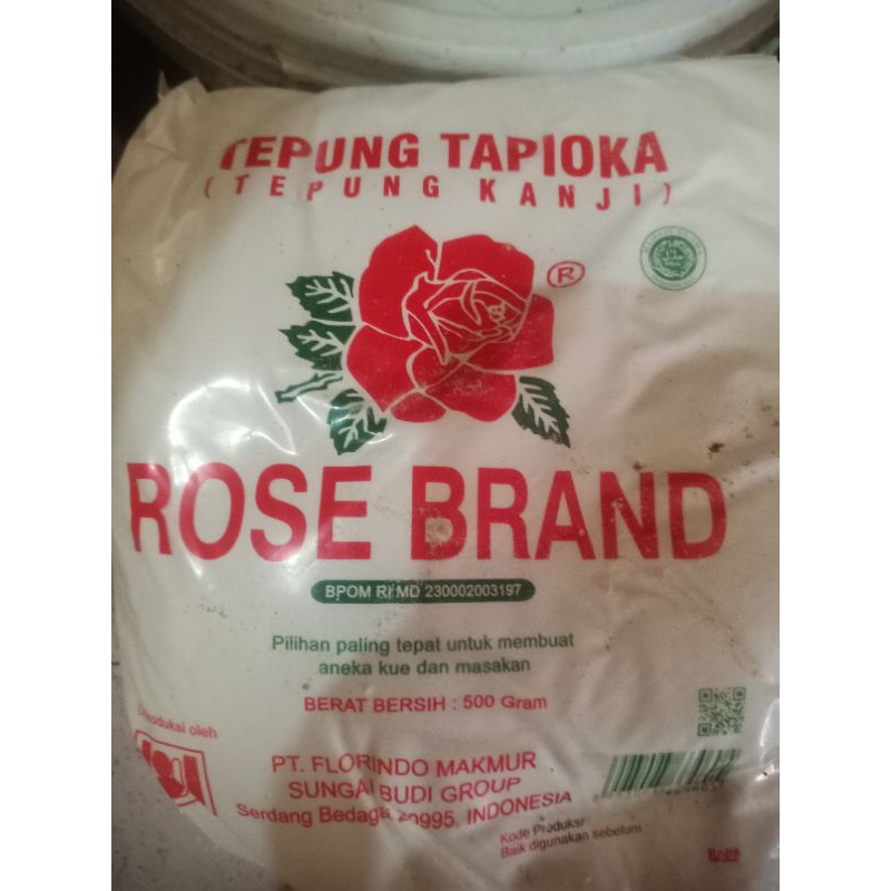 

Tepung tapioka Rose brand 500gr