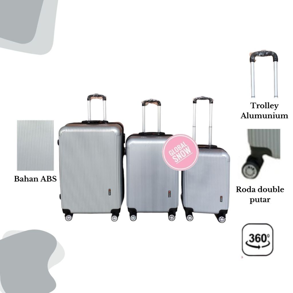 KOPER SET 28 + 24 + 20 INCH 2018/ KOPER SET 3IN1