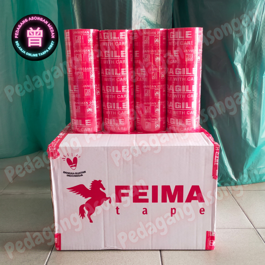 

Lakban Fragile Merah 48mm x 72Yard (1 Pcs)