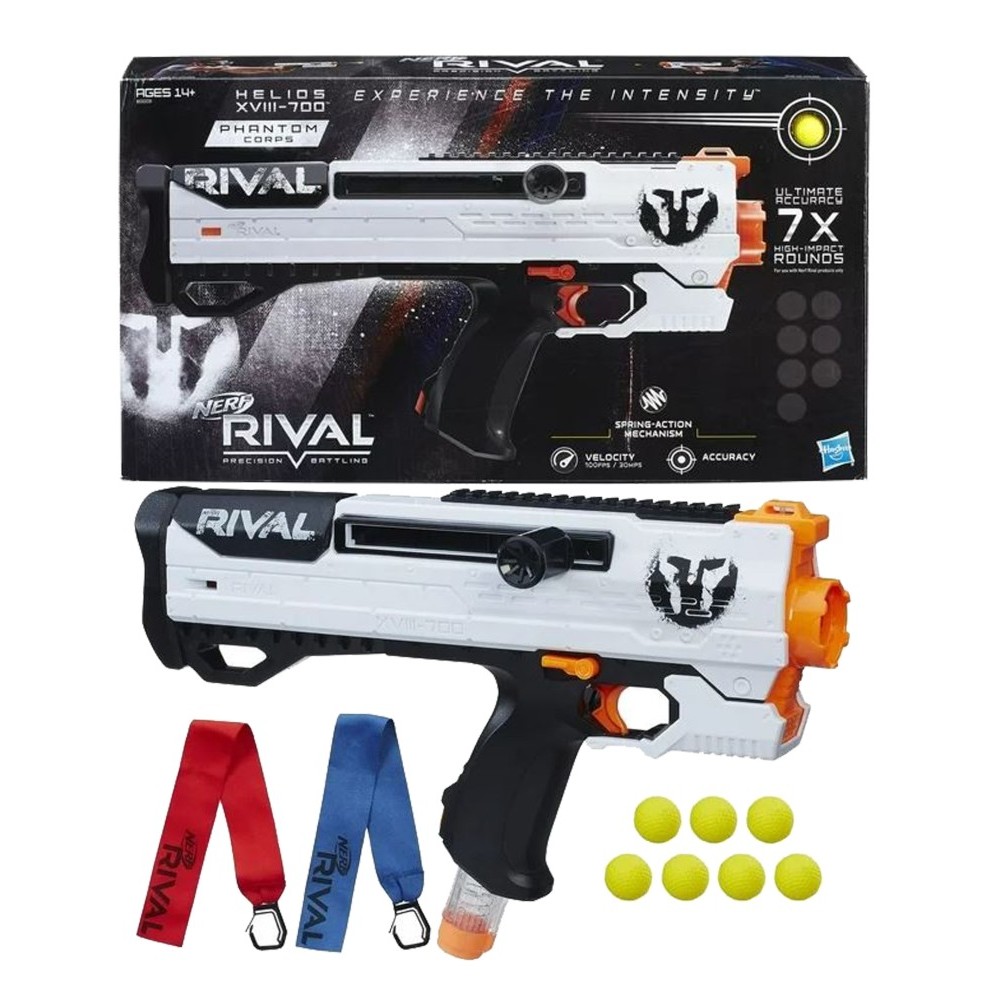 Nerf Rival Phantom Corps Helios XVIII-700 Blaster with 7 Rival
