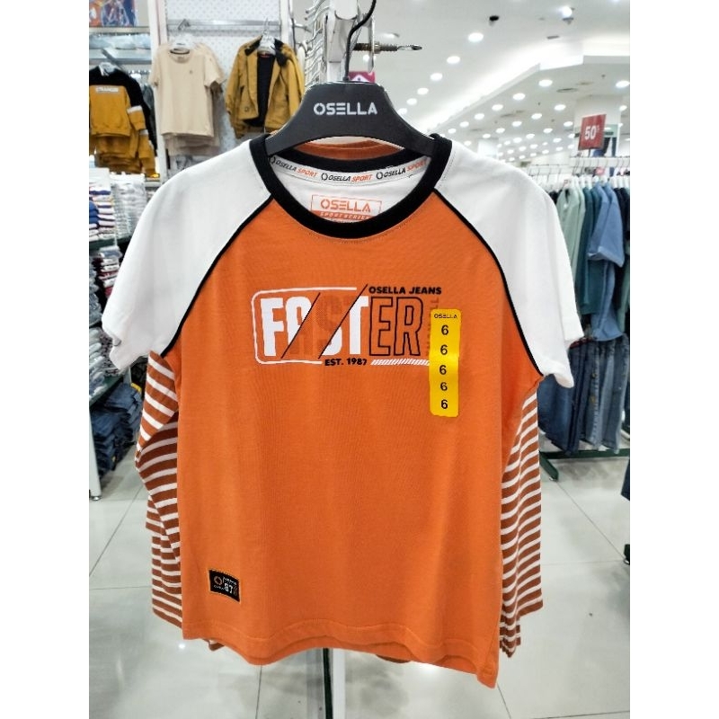 Osella Baju Anak Laki Laki Kaos Anak Cowok Lengan Pendek Original Bahan Cotton