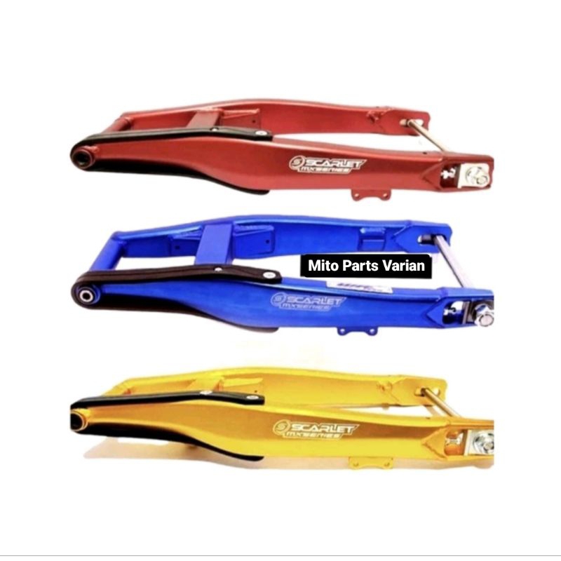 swing arm CRF150L - WR155 - KLX & Dtracker 150 Scarlet Model KTM Panjang 66cm  swing arm scarlet mot