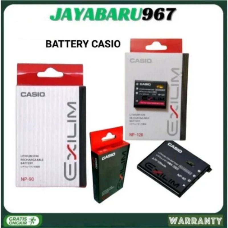 BATTERY CASIO NP-90,NP-60Baterai Casio Np90
