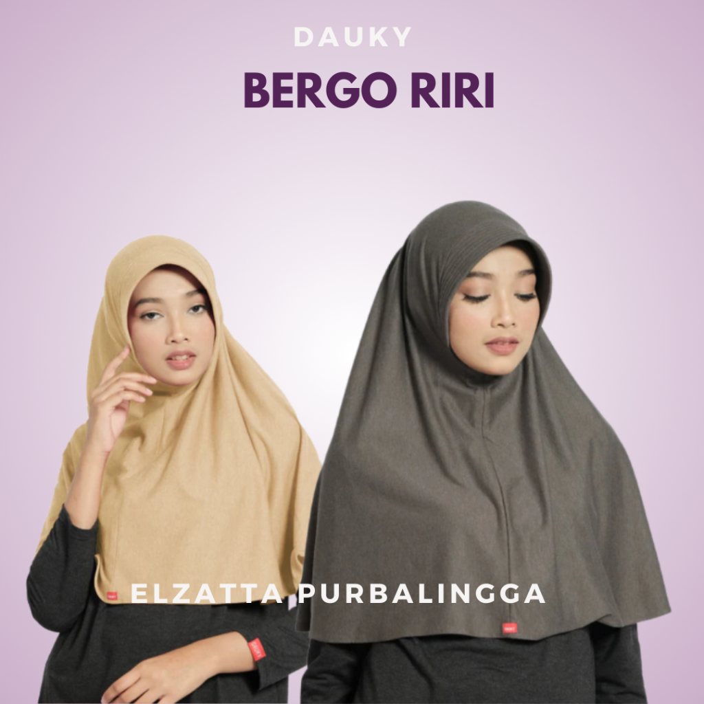 Dauky Bergo Riri Bergo Kaos Adem Jatuh Nyaman Dipakai