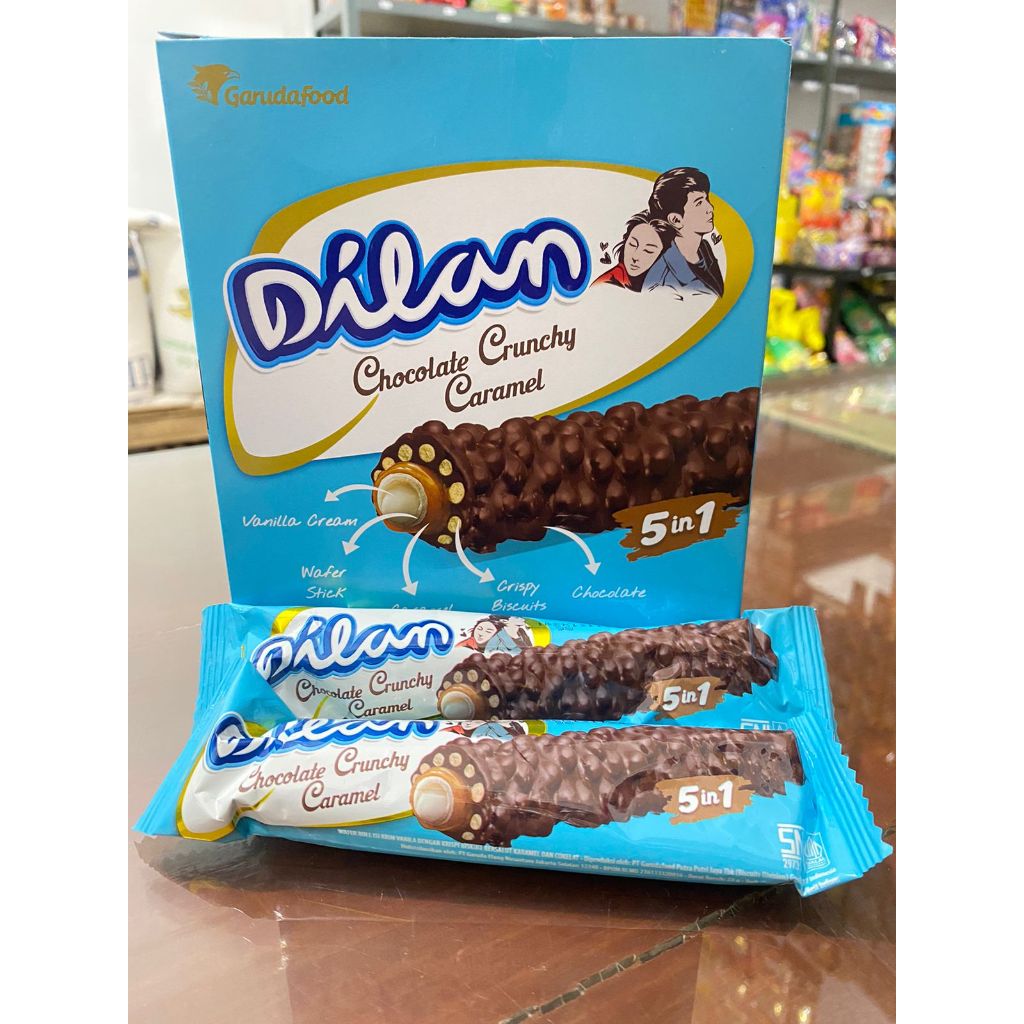 

Wafer Dilan Chocolate Crunchy Caramel 1 Box 12pcs