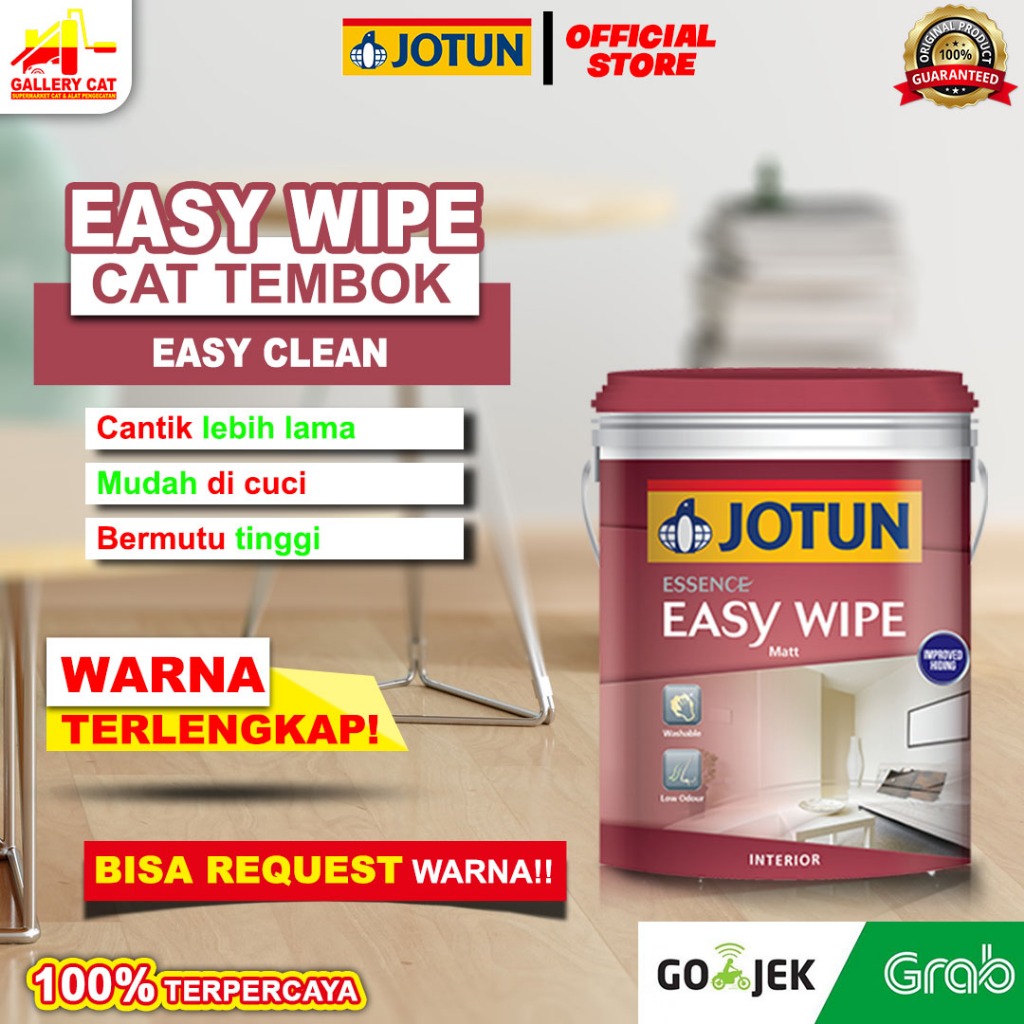 CAT TEMBOK INTERIOR JOTUN ESSENSE EASY WIPE 18L