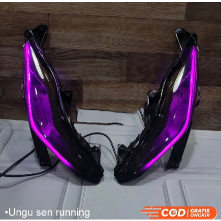 FULLSET LAMPU MOTOR ALIS RUNNING BEAT FI ESP STREET ECO 2016 - 2019 FULLSET MIKA SMOKE BUKAN STIKER