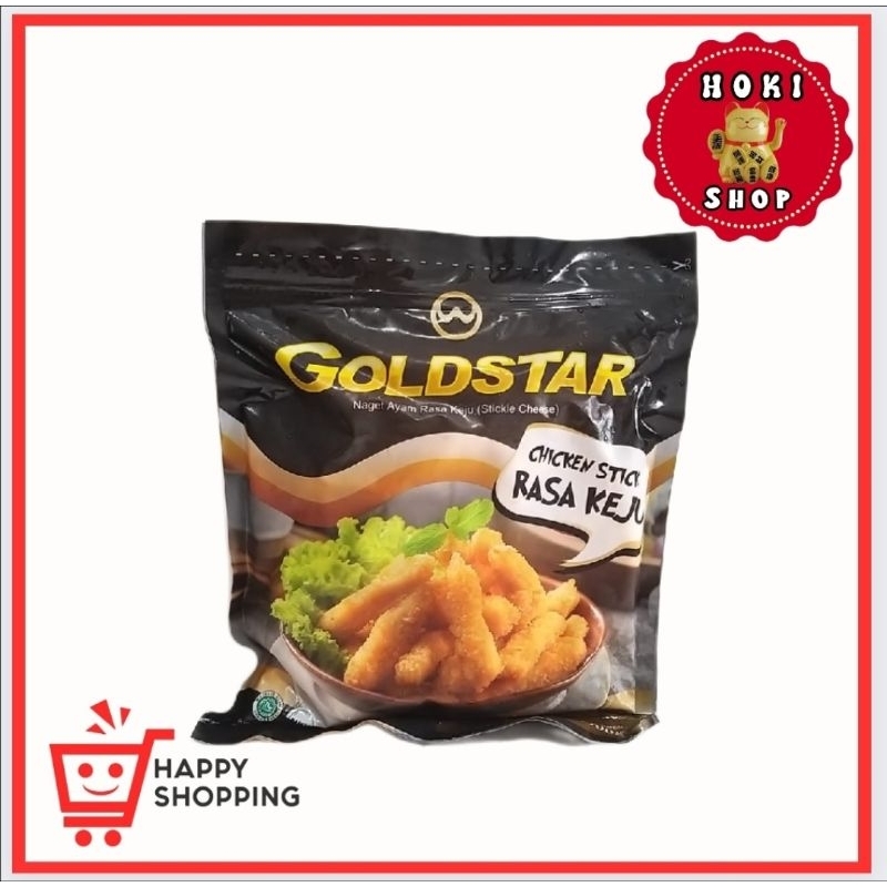 

[INSTAN ONLY] Goldstar Nugget Stik Keju 500gr / Nugget Goldstar Keju / Nugget Ayam Keju