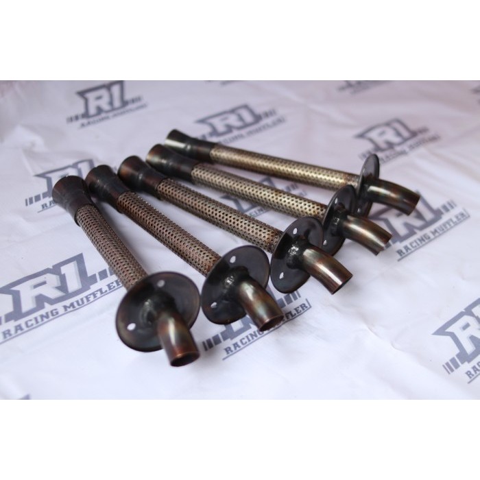 SARANGAN DAN TUTUP KNALPOT/PELATUK KNALPOT STANDAR BELAH FIZ FIZR ANDY SPEED By R1 Racing Muffler