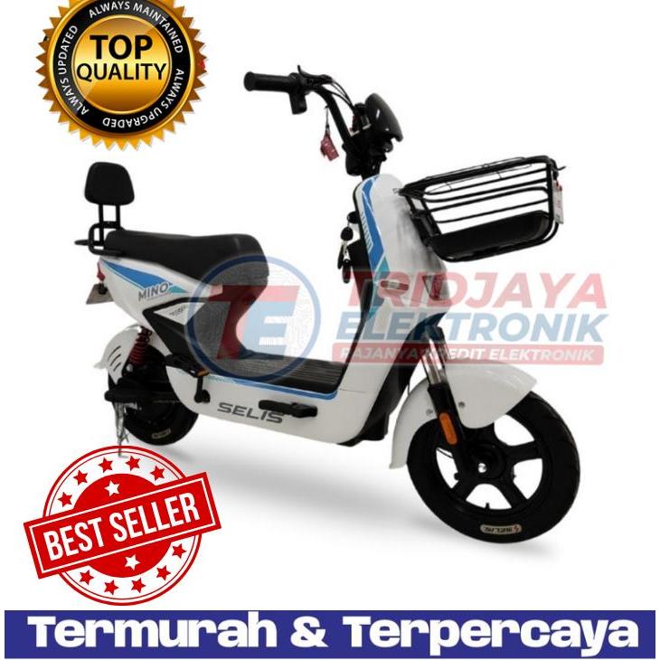 Sepeda listrik selis mino terbaru termurah Sepeda listirk anak pria wanita dewasa garansi resmi