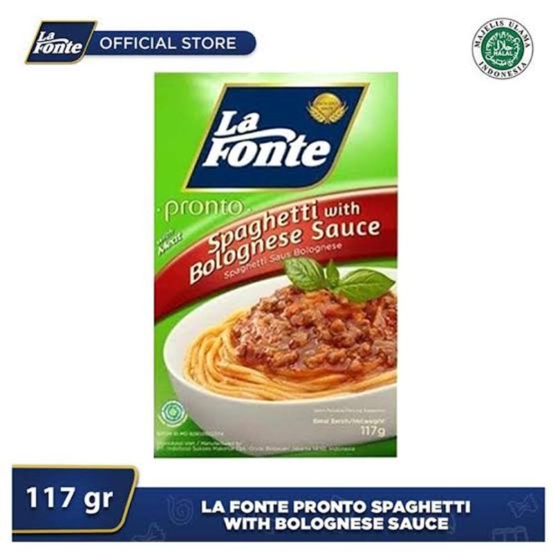 

La fonte Spaghetti With Bolognese sauce / Spaghetti Instant