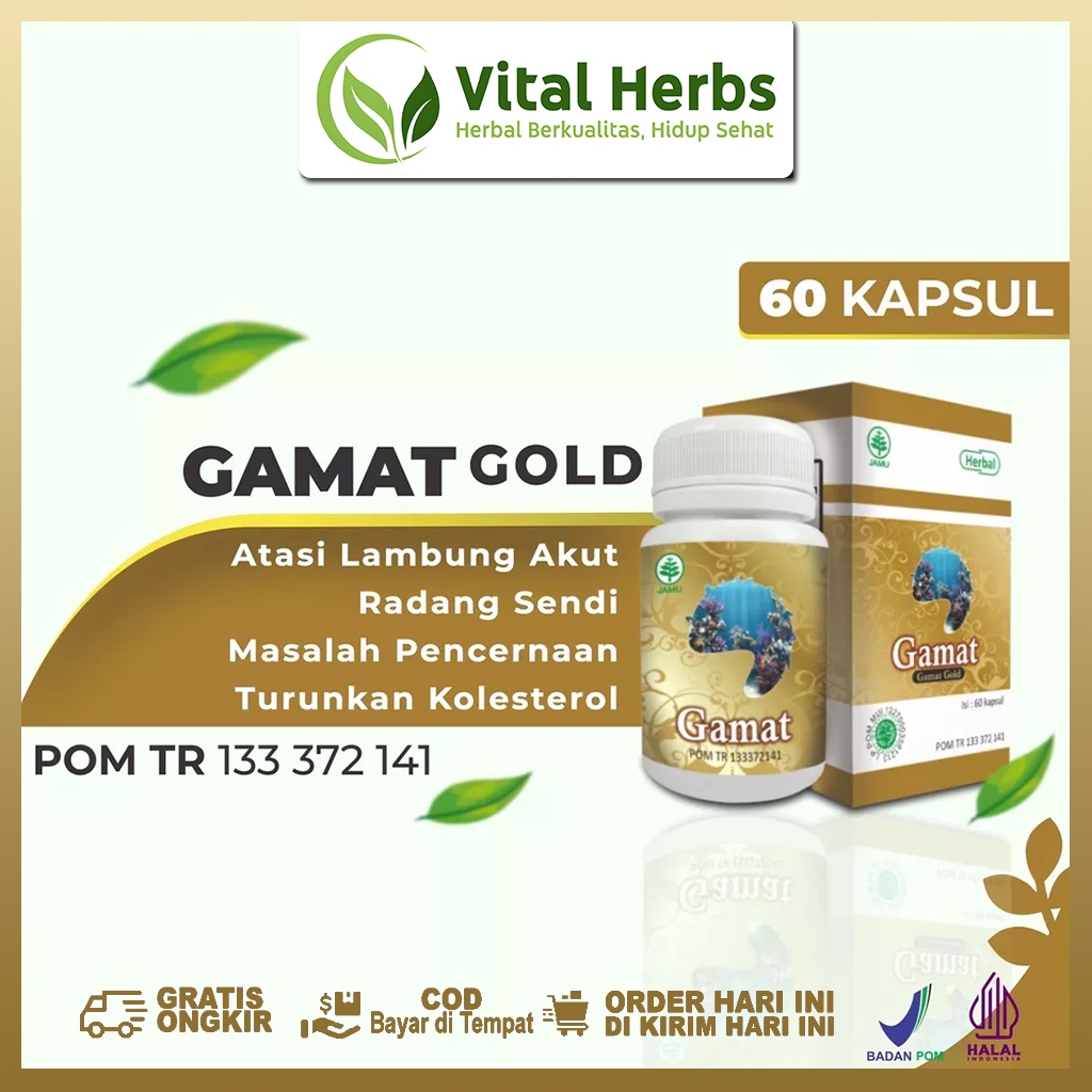 

Vital Herbs - Kapsul Ekstrak Gamat Gold (Obat Herbal Tulang/Sendi) HIU