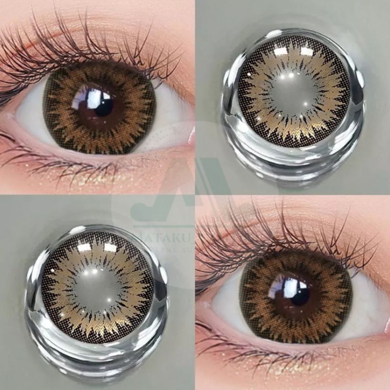 Softlens BROWN - GREY - BLUE ino Mata Barbie Diameter 16 mm | Softlens Mata Barbie ino Diameter 16 m