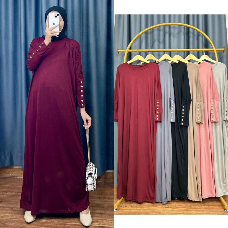 Gamis inara terbaru/ gamis wanita/ gamis cewek/ dress inara/ gamis jumbo
