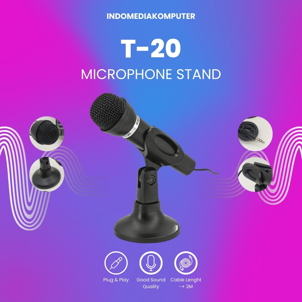 Microphone Stand T-20 Best Quality Microphone Stand T-20 Mic T-20 Stand