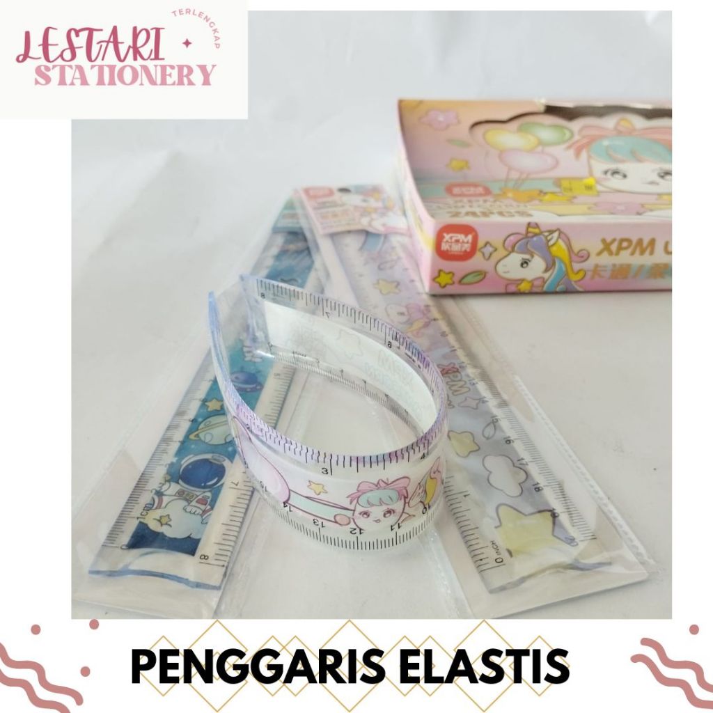 

Penggaris Fleksibel/penggaris fancy cute/ruler Lestari Stationery