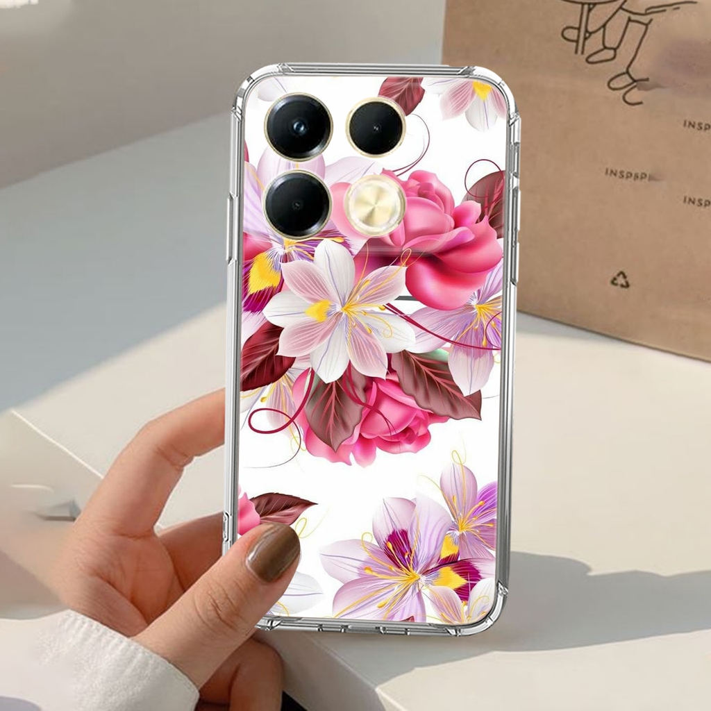 CASE INFINIX NOTE 40 - Casing INFINIX NOTE 40 PRO 5G Terbaru 2024 AERO STORE [ MOTIF 11 ] Silikon - 