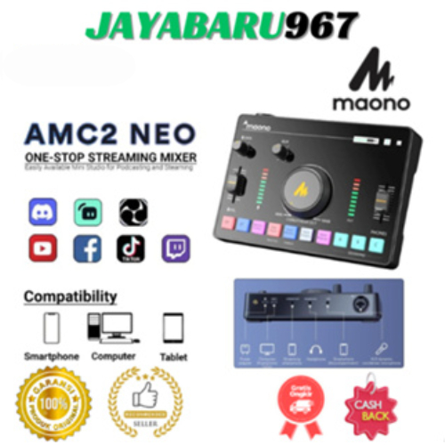 MAONO CASTER AMC2 NEO PODCAST STREAMING MIXER AMPLI