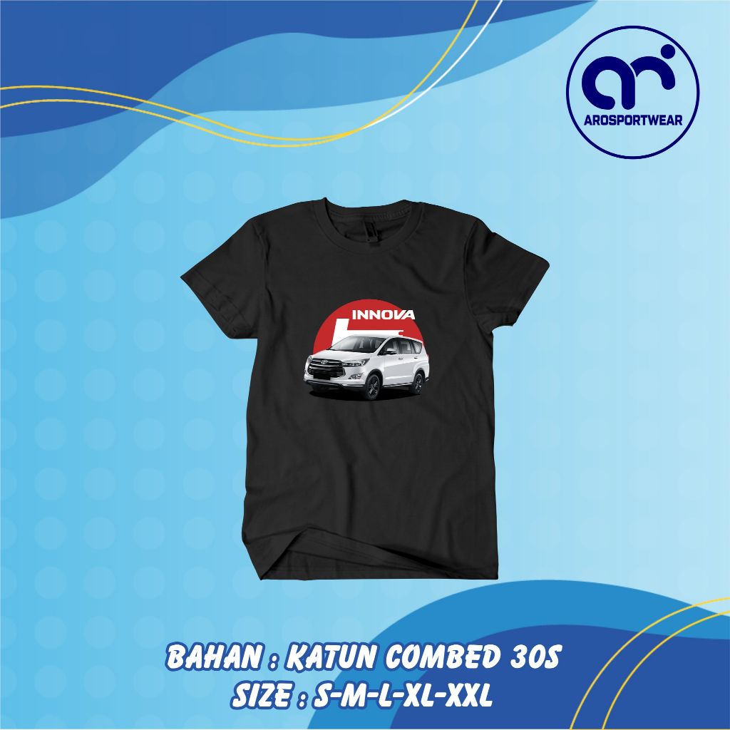 Kaos Baju TOYOTA KIJANG INNOVA REBORN Kaos Otomotif