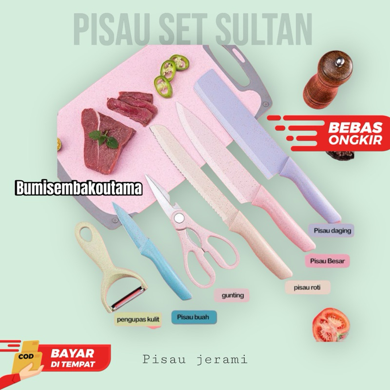 Pisau Sultan set Pisau Jerami set