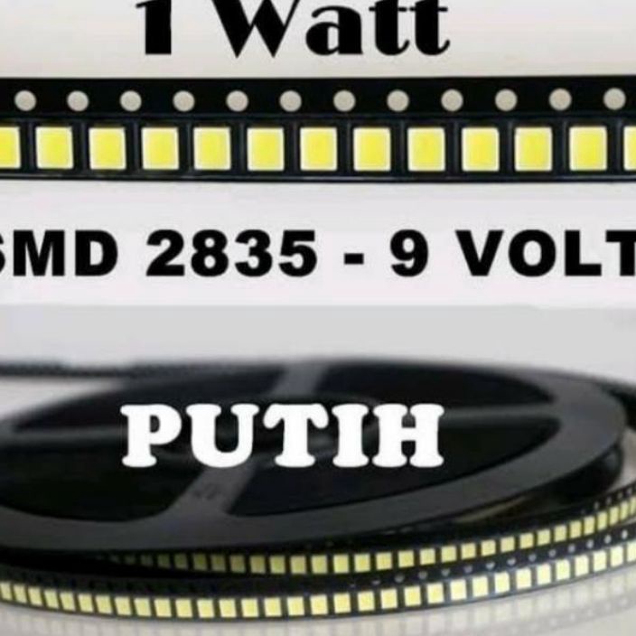 ORIGINAL 65K LED SMD 2835 9V 1W 1MA1 PCS