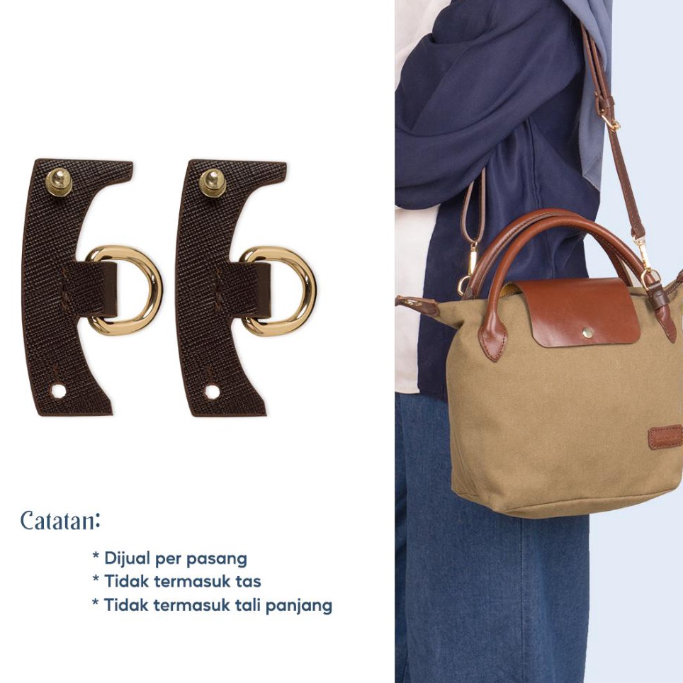 ART U37S Promo Aksesoris Tali Tas Selempang Lc Strap Conversion LongChamp Buckle Bag Lecari Bms938