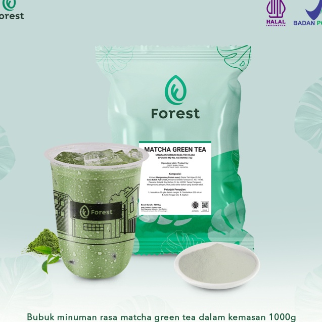 

COD NEWPRODUCT Bubuk Minuman Teh GREEN TEA MATCHA Powder 1 gr FOREST