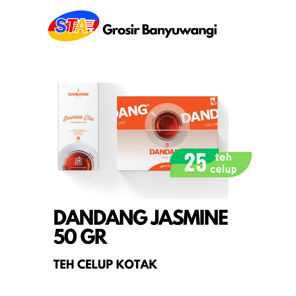 

[JATIM] TEH DANDANG JASMINE 25 BAG | TEH KOTAK