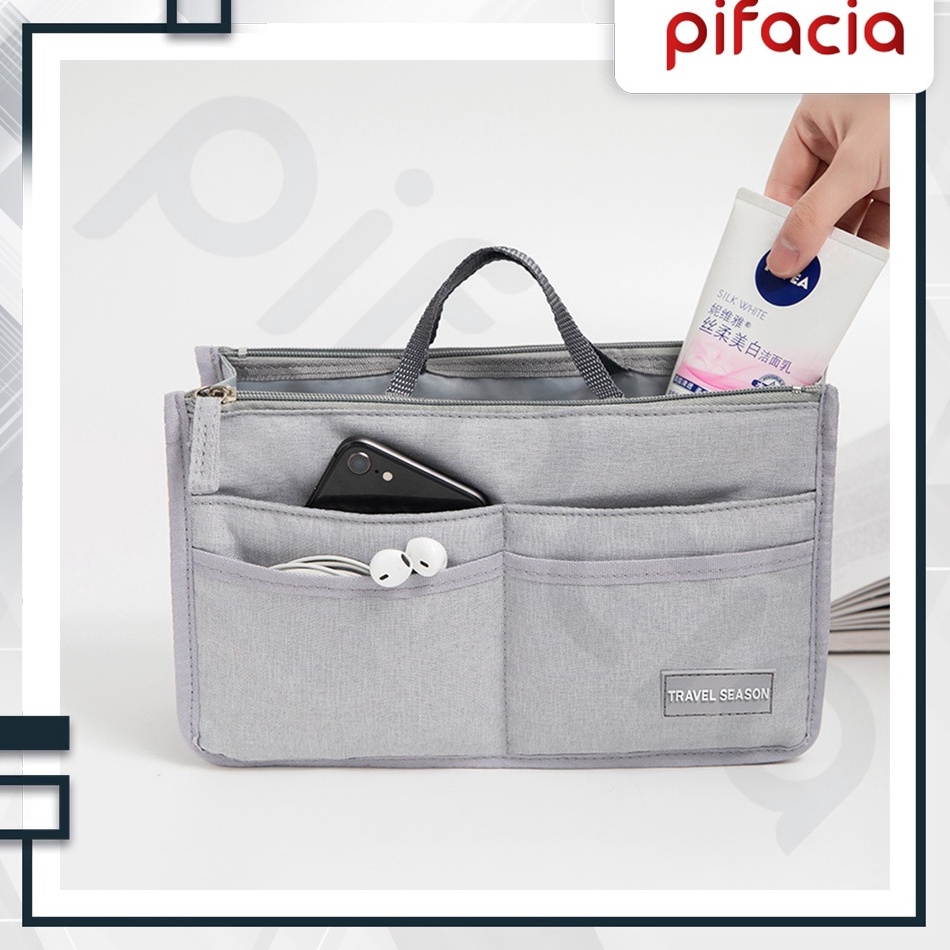 ART L29F Tas Organizer Pouch Organizer Tas Bawaan Bag In Bag Sekat tas Multifungsi Organizer