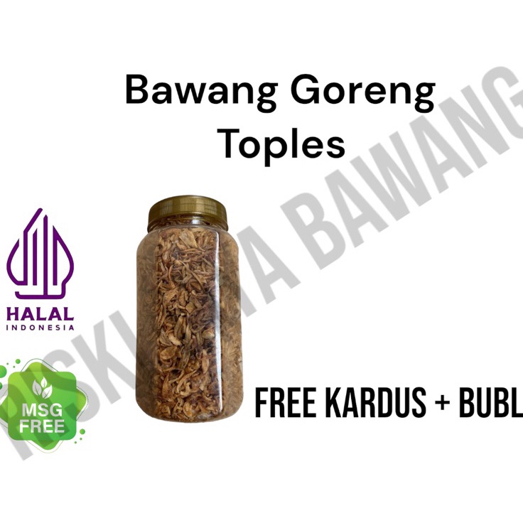 

Hot Sale Bawang Goreng 2 gram toples gurih dan renyah