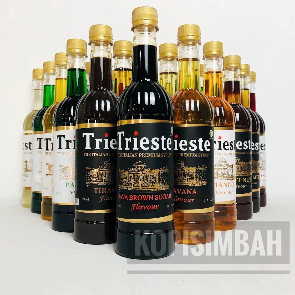 

Belanja disini Syrup TRIESTE All Varian 65 ml Italian Premium Flavoured Sirup Minuman Bartender Kopi Semua Variant