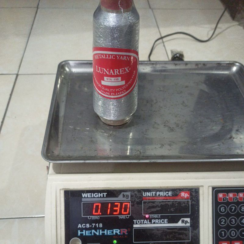 Nobira98 Benang Bordir Emas Dan Silver Merk Lunarex