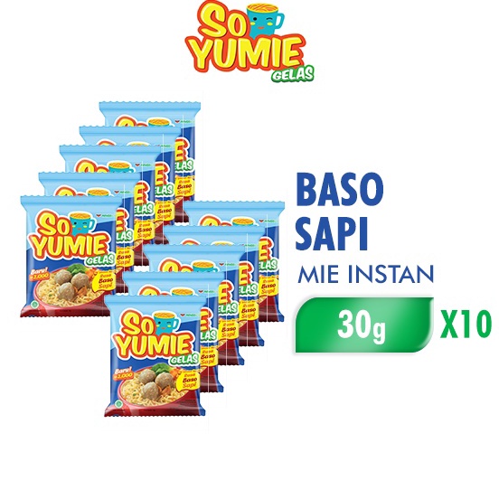 

Spesial So Yumie Mie Gelas Baso Sapi 3 gr isi 1 pcs