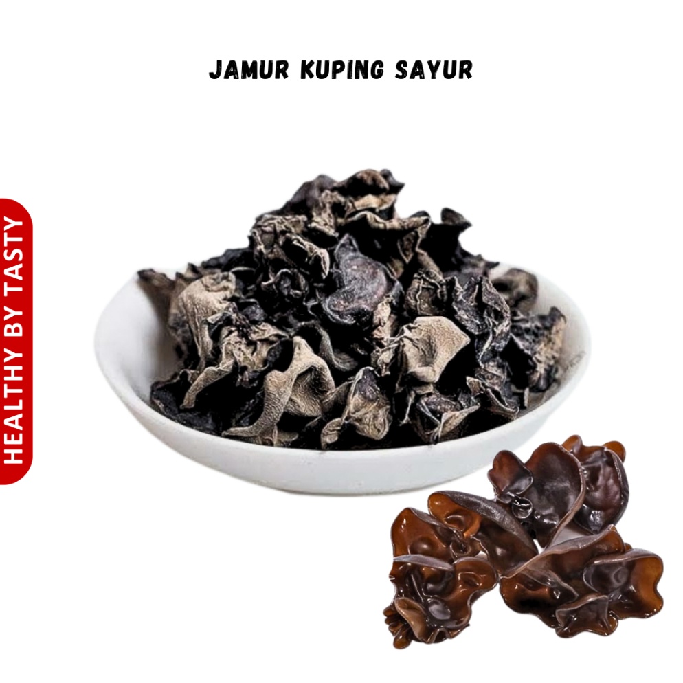 

New Arrival Jamur Kuping Kering Bokni Bokji Hitam Dried Black Fungus 4g