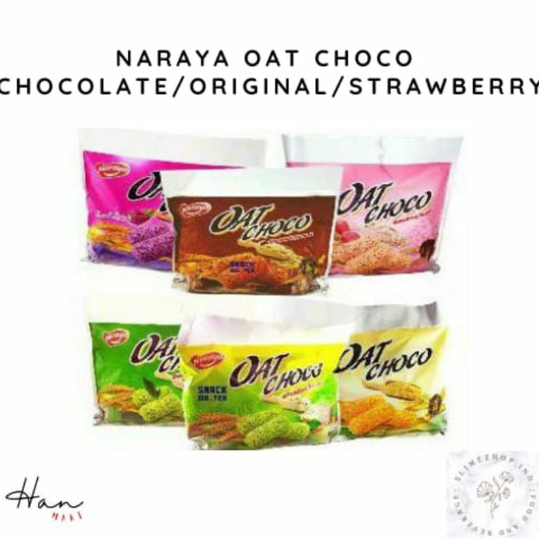 

ShareNow Naraya Oat Choco Original Choco Strawberry