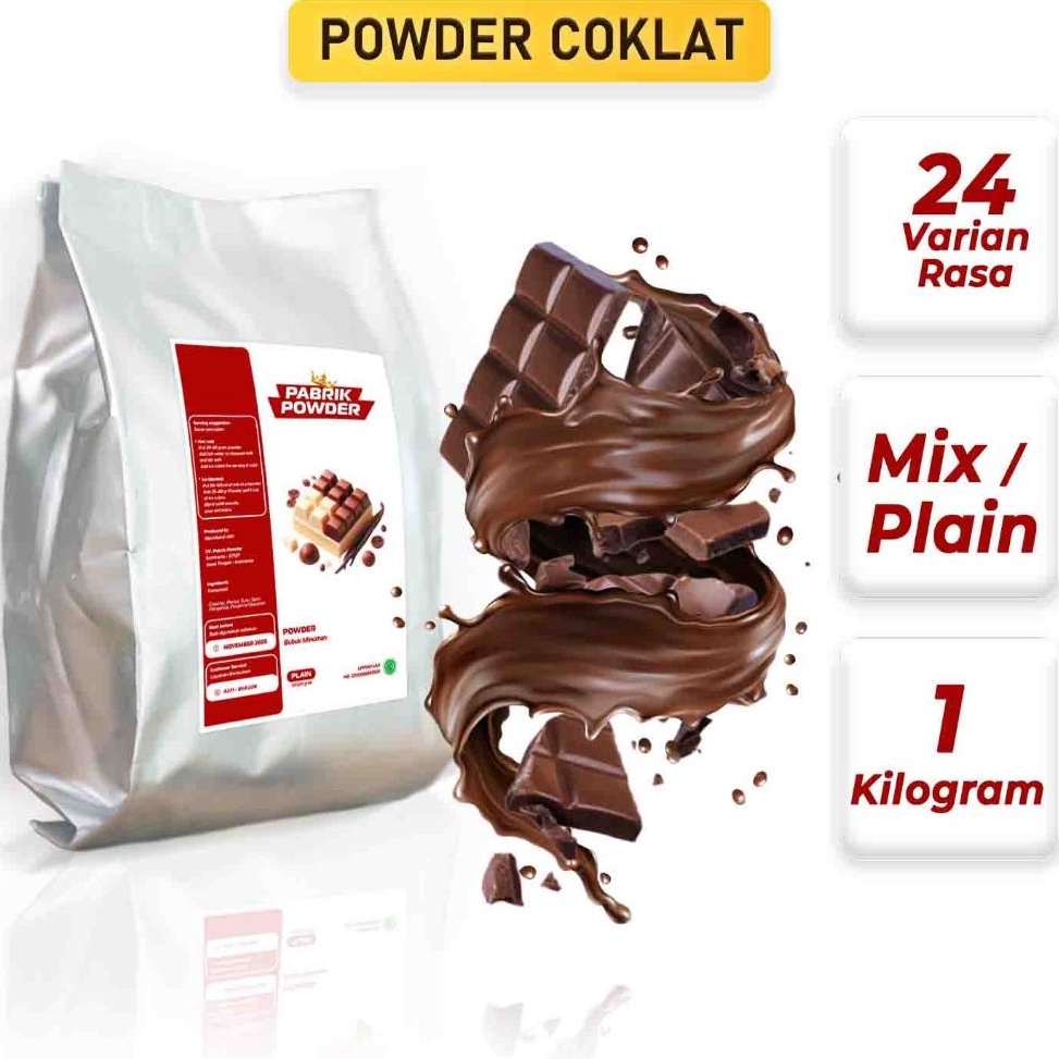 

Diskon sekarang Powder Coklat 1 Gram Grade 1 Chocolate Powder Drink Bubuk Minuman Cokelat