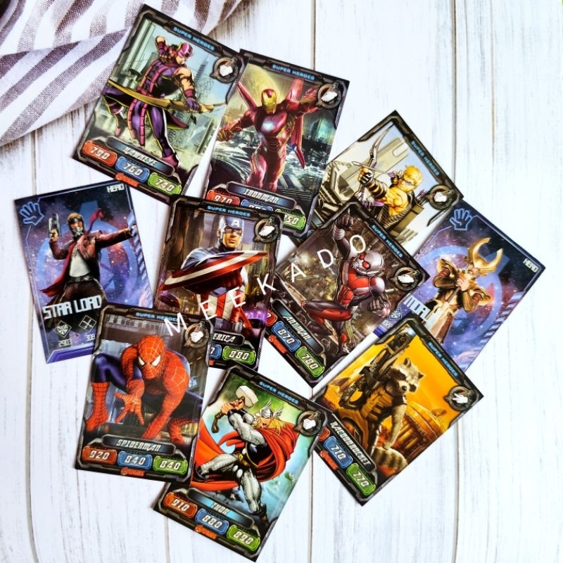Trading Card anak Mainan Kartu Pokemon Mobile Legend Ultraman Avangers Barbie LOL