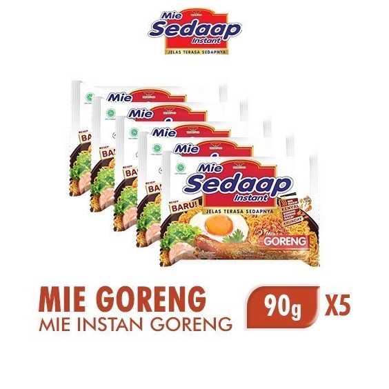 

Big Deal Sedaap Mie Instan Goreng Bag 9 gr x5