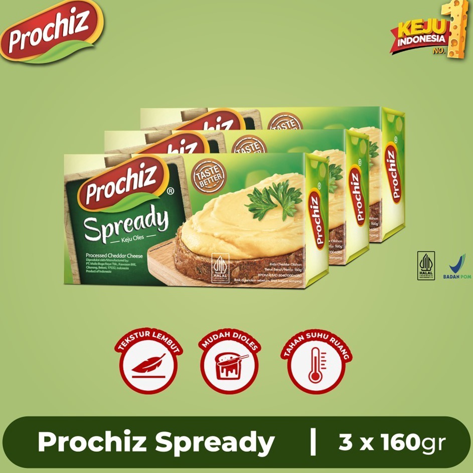 

Extra promo PROCHIZ Spready 16 gr x 3