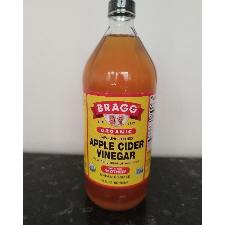 

Stok baru Bragg Organic Apple Cider Vinegar 946 ml Raw Unfiltered Orignal