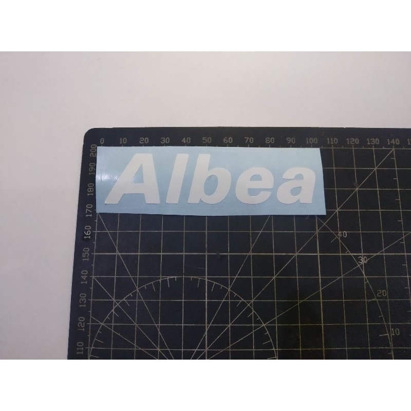 

cutting stiker albea