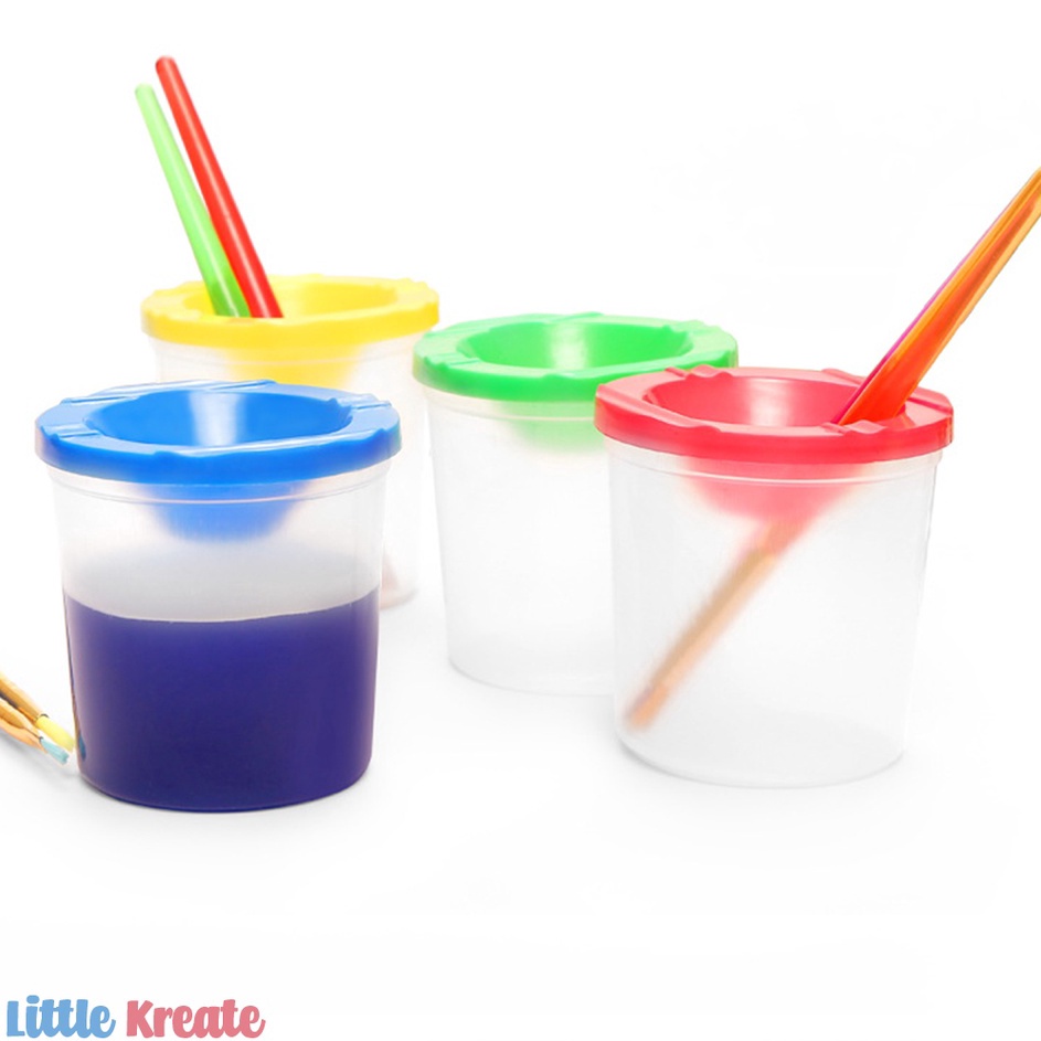 

Murah Ekonomis Wadah Air untuk Cat Painting Water Cup Brush Holder Tempat Air Melukis