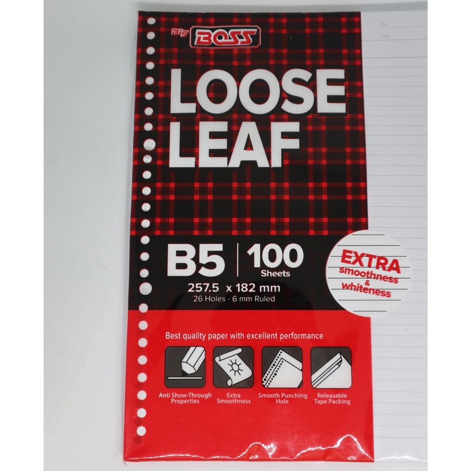 

Penjualan Meriah Loose Leaf Big Boss B5 1 lembar