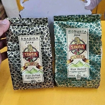 

ED 06.25 - BAG 180GR - KOPI SINGA ROBUSTA JAVA 11802 - ARABIKA JAVA 11819(HITAM) / KOPI BUBUK COFFEE LIVE7