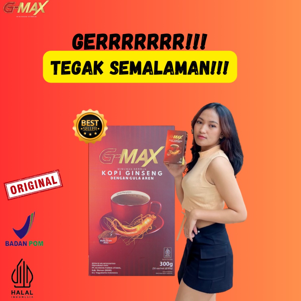 

Cuma disini Kopi G Max Penambah Stamina Kopi Ginseng Tersertifikasi BPOM